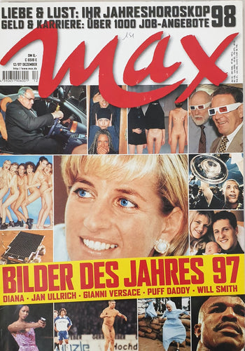 1997/12 - Max December issue Magazine Blicero Books