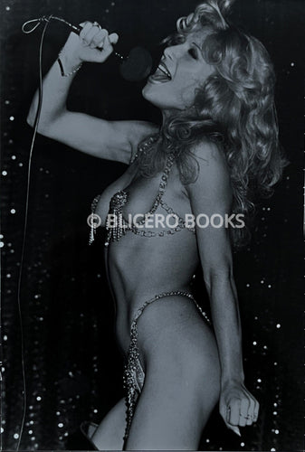 Amanda Lear - Concert photograph Photographic prints Blicero Books