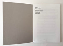 Load image into Gallery viewer, Berliner Festspiele. Edition 13. Booklet Blicero Books
