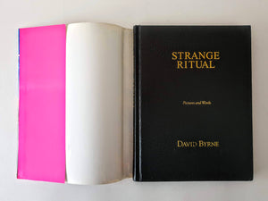 David Byrne - Strange Ritual (Japanese Edition) Book Rare