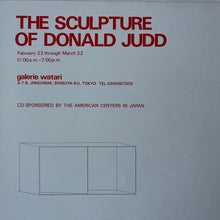 Load image into Gallery viewer, Donald Judd Art Catalog Blicero Books
