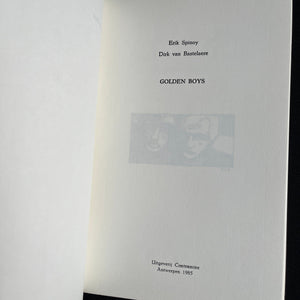 Erik Spinoy, Dirk van Bastelaere - Golden Boys (signed) Limited edition book Blicero Books