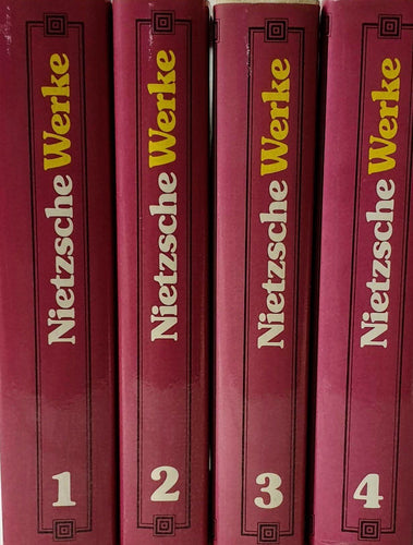Friedrich Nietzsche - Werke in vier Bänden Book Blicero Books