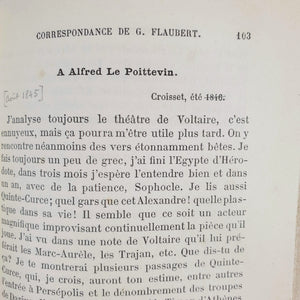 Gustave Flaubert - Correspondance. Première Série (1830-1850) Book Rare