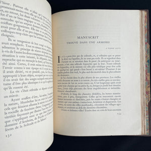 Henri de Regnier - La Canne de Jaspe / Monsieur D'Amercoeur / Le Trèfle noir / Contes à Soi-Même Édition Illustrée De Dix Eaux-Fortes Originales De Drian, aquarellées à la main