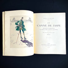 Load image into Gallery viewer, Henri de Regnier - La Canne de Jaspe / Monsieur D&#39;Amercoeur / Le Trèfle noir / Contes à Soi-Même Édition Illustrée De Dix Eaux-Fortes Originales De Drian, aquarellées à la main
