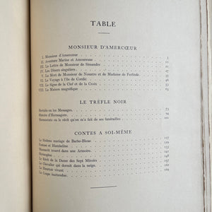 Henri de Regnier - La Canne de Jaspe / Monsieur D'Amercoeur / Le Trèfle noir / Contes à Soi-Même Édition Illustrée De Dix Eaux-Fortes Originales De Drian, aquarellées à la main