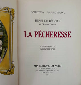 Henri de Régnier - La Pécheresse Book Beperkte oplage.