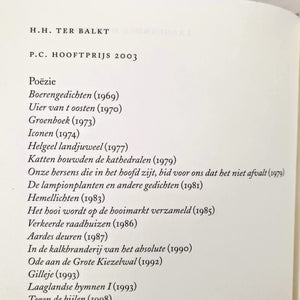 H.H. ter Balkt - Laaglandse hymnen Book Nederlands