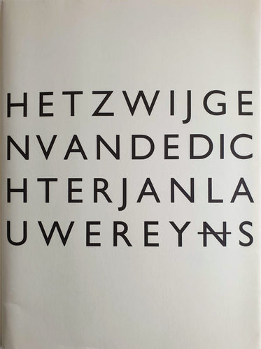 Jan Lauwereyns - Het zwijgen van de dichter Cahier Beperkte oplage. Gesigneerd.