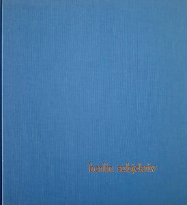 karl heinz schröter - berlin subjektiv Book Blicero Books