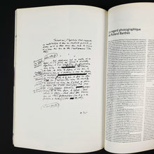 Load image into Gallery viewer, La recherche photographique - Roland Barthes Periodical Rare
