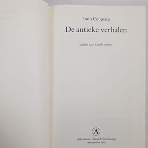 Louis Couperus - De antieke verhalen Book Blicero Books