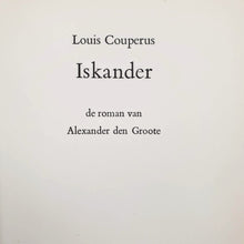 Load image into Gallery viewer, Louis Couperus - Iskander. De roman van Alexander den Grote Book Blicero Books
