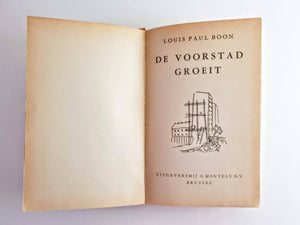 Louis Paul Boon - De voorstad groeit Book Blicero Books