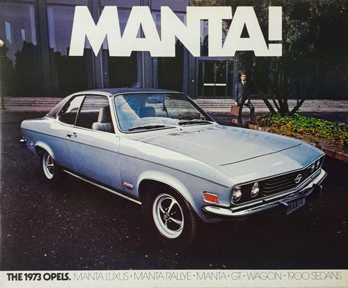 Manta! The 1973 Opels Sales Brochure