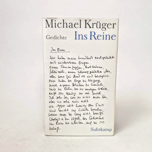Michael Krüger - Ins Reine Book Blicero Books