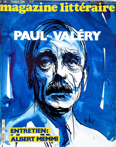 N° 188, Magazine littéraire - Paul Valéry Magazine Blicero Books