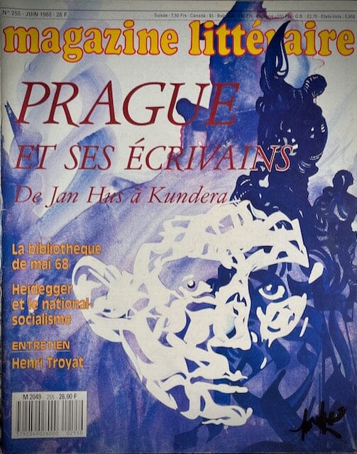 N° 255 Magazine littéraire - Prague et ses écrivains Magazine Blicero Books