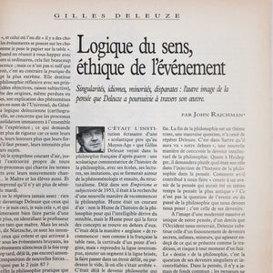 N° 257 - Magazine littéraire - Gilles Deleuze Magazine Blicero Books