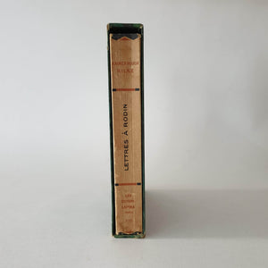 Rainer Maria Rilke - Lettres à Rodin Book in Slipcase Limited Edition