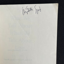 Load image into Gallery viewer, Raymond Carver - What We Talk About When We Talk About Love (Uncorrected Proof) Uncorrected Proof First edition. Uncorrected Proof
