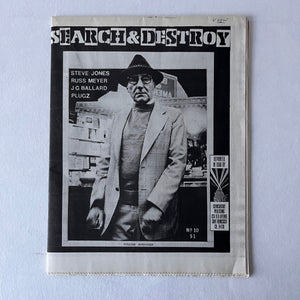 Search & Destroy N° 10 - 1988 reprint Periodicals Burroughs - Ballard - Russ Meyer - Dead Kennedys