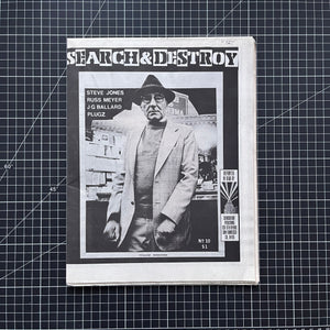 Search & Destroy N° 10 - 1988 reprint Periodicals Burroughs - Ballard - Russ Meyer - Dead Kennedys