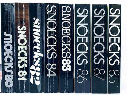 Snoecks 1979-199 (15 volumes) Blicero Books