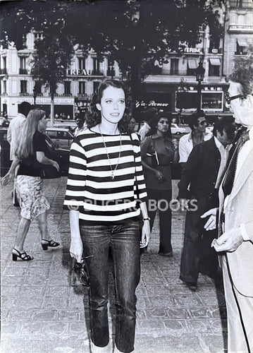 Sylvia Kristel and Claude Chabrol - Original press photo #1 Blicero Books