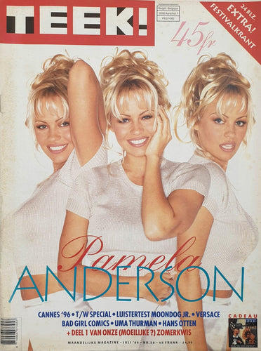 TEEK! July 1996 - Pamela Anderson Lee Magazine Blicero Books