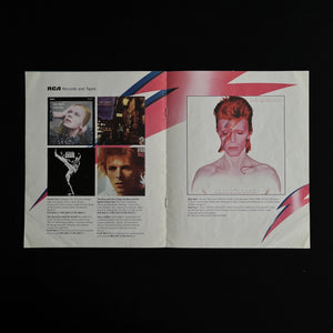 The David Bowie Tour 1973 Tour program Super rare David Bowie UK 1973 tour program