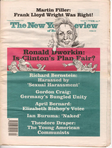 The New York Review of Books. Vol XL, Issue #, October 21, 1993. Periodical Blicero Books