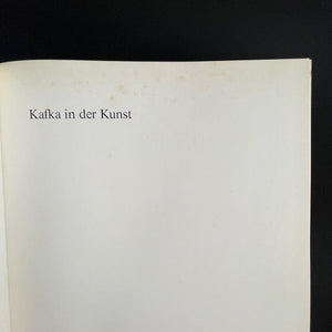 Wolfgang Rothe - Kafka in der Kunst Monograph Blicero Books